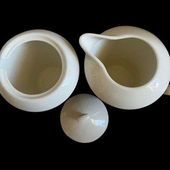 Sasaki Palazzo Sugar and Creamer w/Lid by Particia Zanger Multicolor Harlequin - Picture 5 of 8